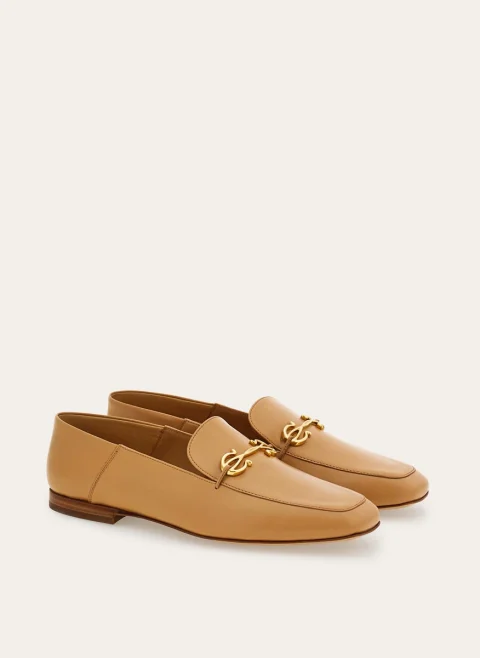 Мокасини с орнамент 'Gancini' Ferragamo — снимка 2
