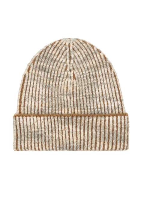 Шапка S&S 2 Color Rib Cuff Beanie SSM53007 272 sc272-taupe — снимка 2