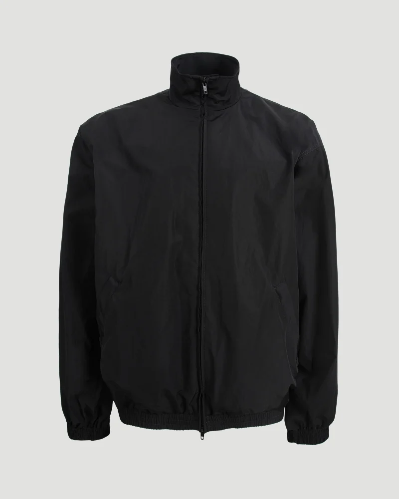 Black Jacket with Tape Logo