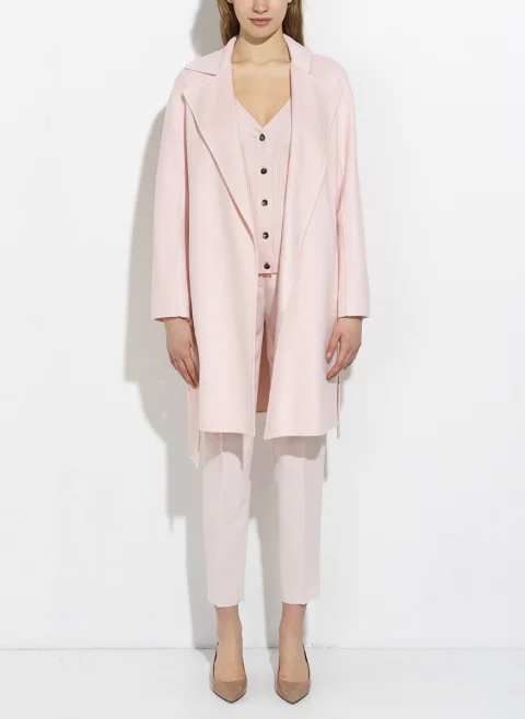 Палто с кашмир 'Robe cut' Max Mara Studio Msttenore — снимка 5