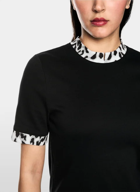 Тишърт с 'leopard' мотив Marc Cain Sports — снимка 9