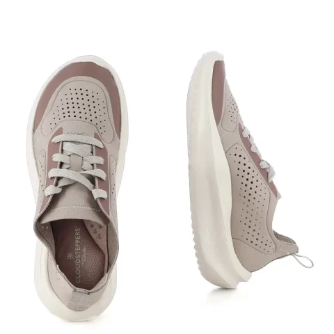Дамски Сникърс CLARKS – 26184293 SOLEVANA TIE MAUVE COMBI — снимка 5