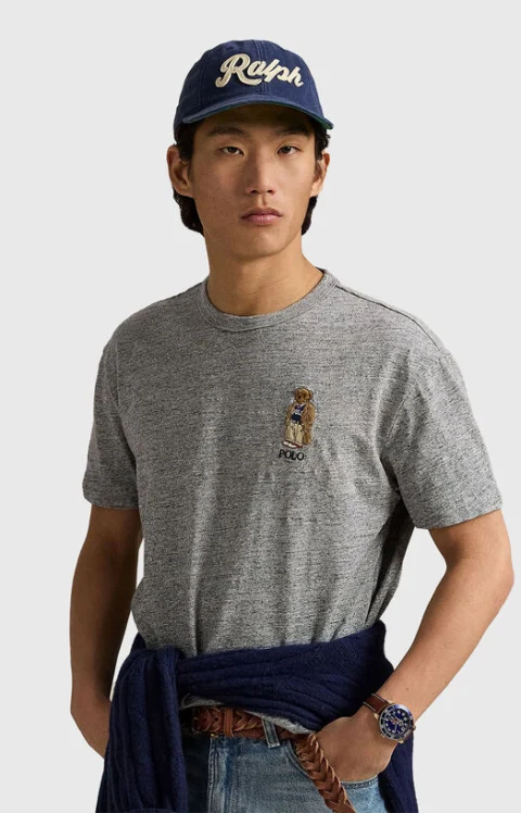 Тениска Polo Bear с овално деколте