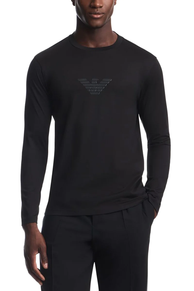 Блуза EM004584AF13669 MC539 black - eagle 12cm h — снимка 2