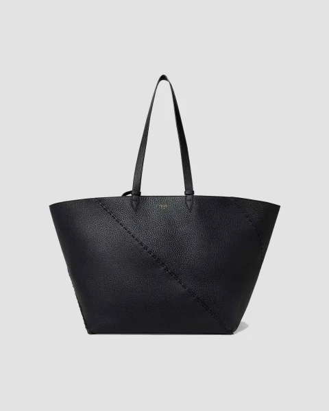 Selleria Diagonal Shopper Large in Black