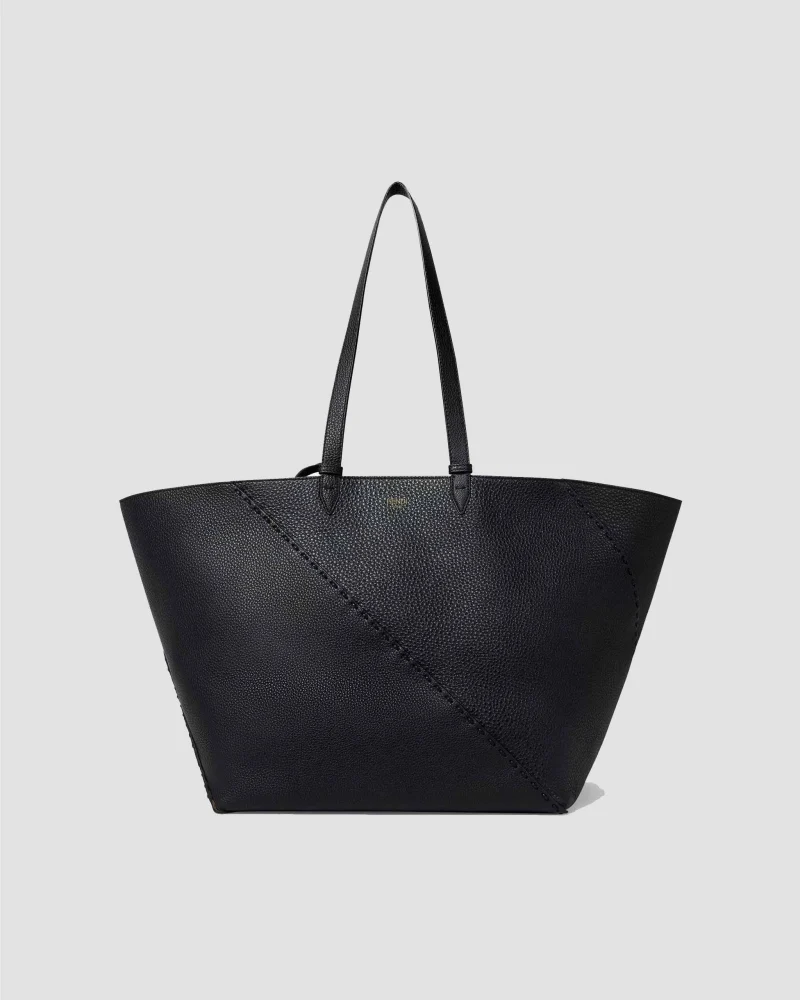 Selleria Diagonal Shopper Large in Black