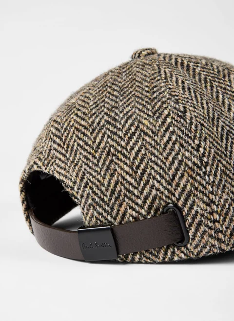 Шапка с козирка от туид Paul Smith — снимка 3