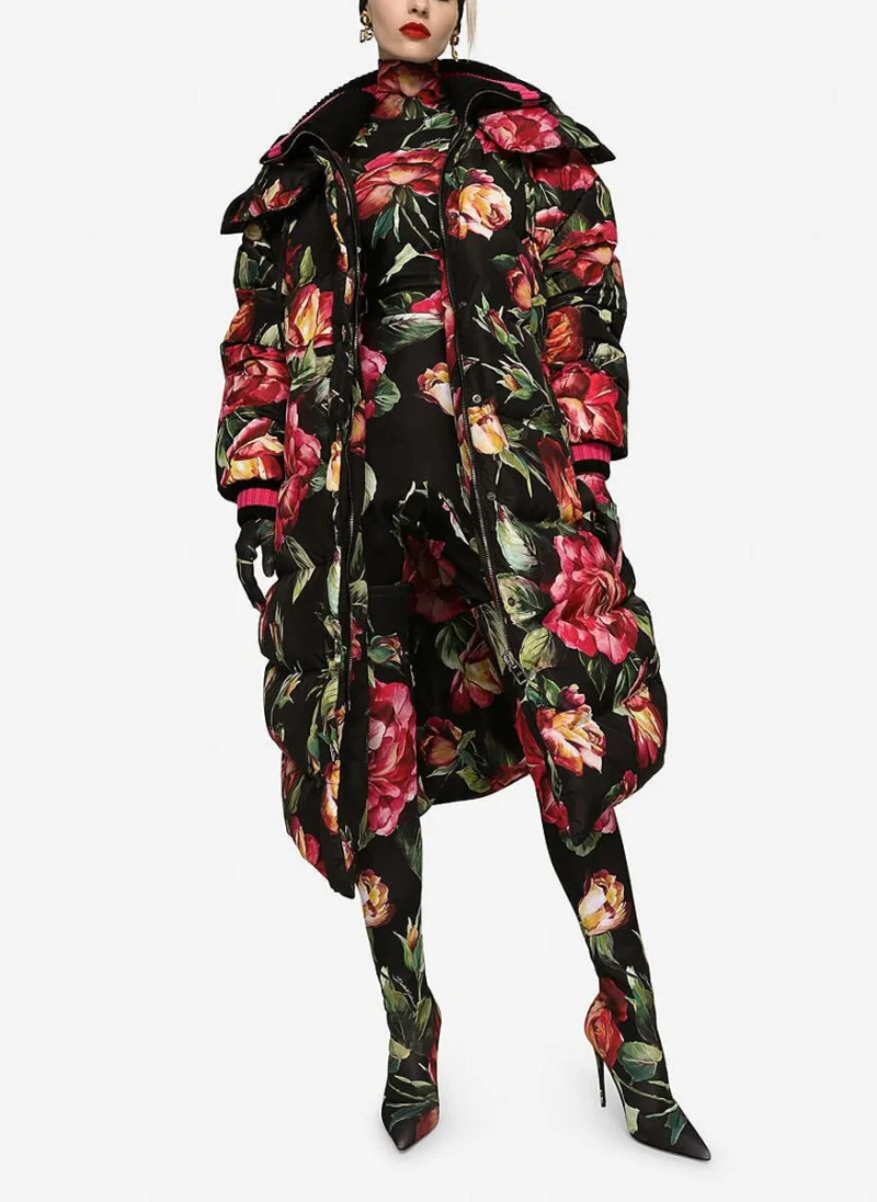 Ръкавици с флорален принт Dolce&Gabbana — снимка 2