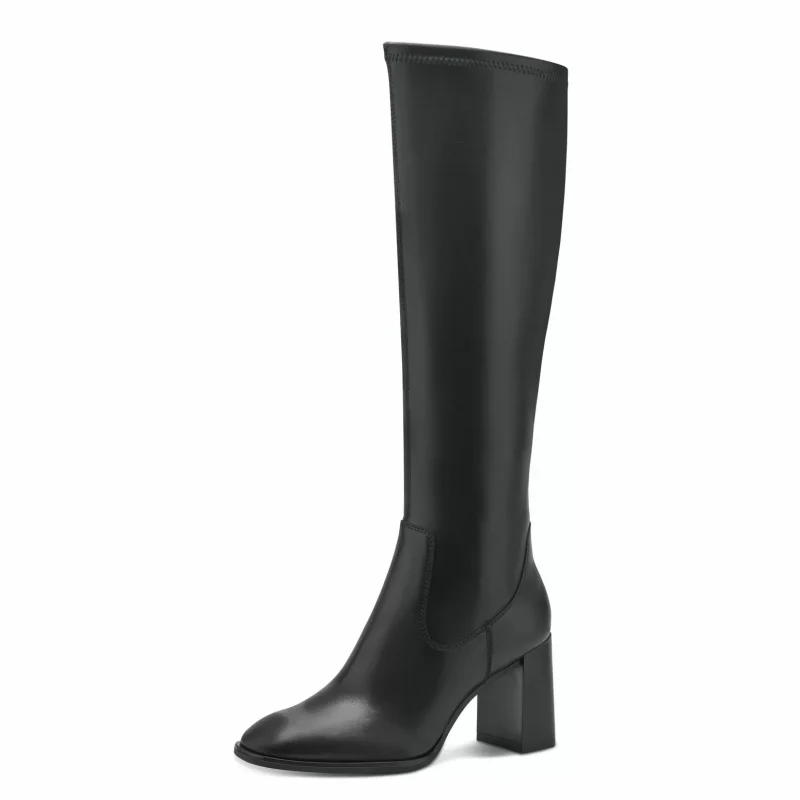 Ботуши На Ток TAMARIS – 1-25517-41-001 BLACK — снимка 3
