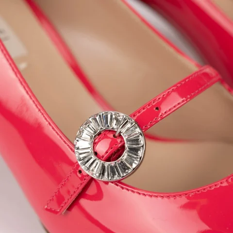 Дамски обувки лак Casadei — снимка 8