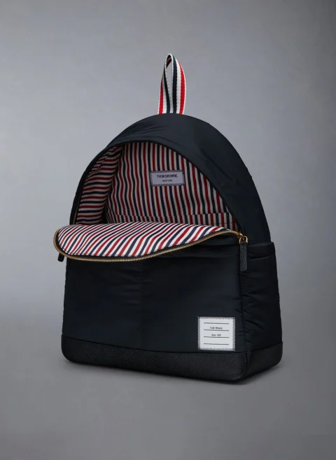 Раница с кожени детайли Thom Browne — снимка 3