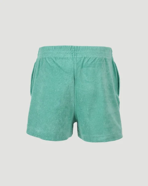 Cotton Shorts in Mint Green — снимка 2