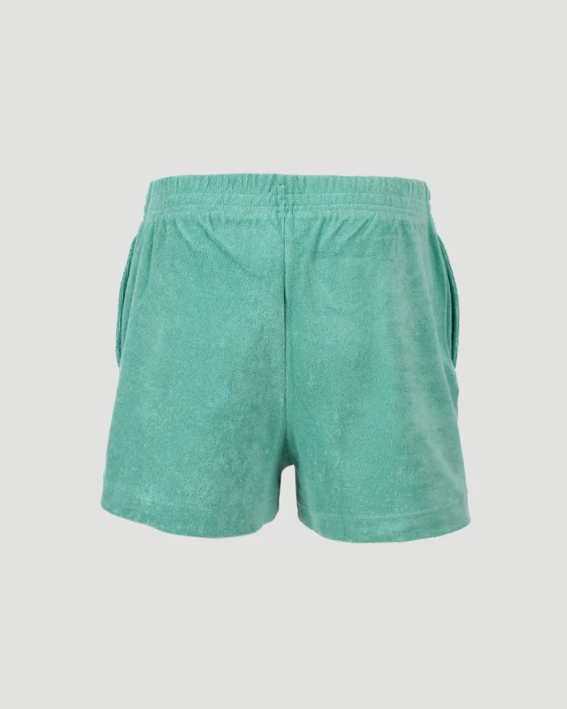 Cotton Shorts in Mint Green — снимка 2