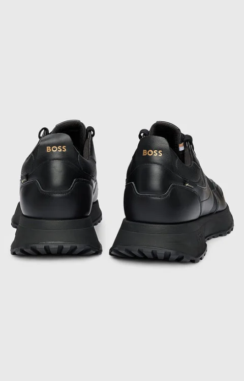Черни кожени обувки GORE-TEX — снимка 4