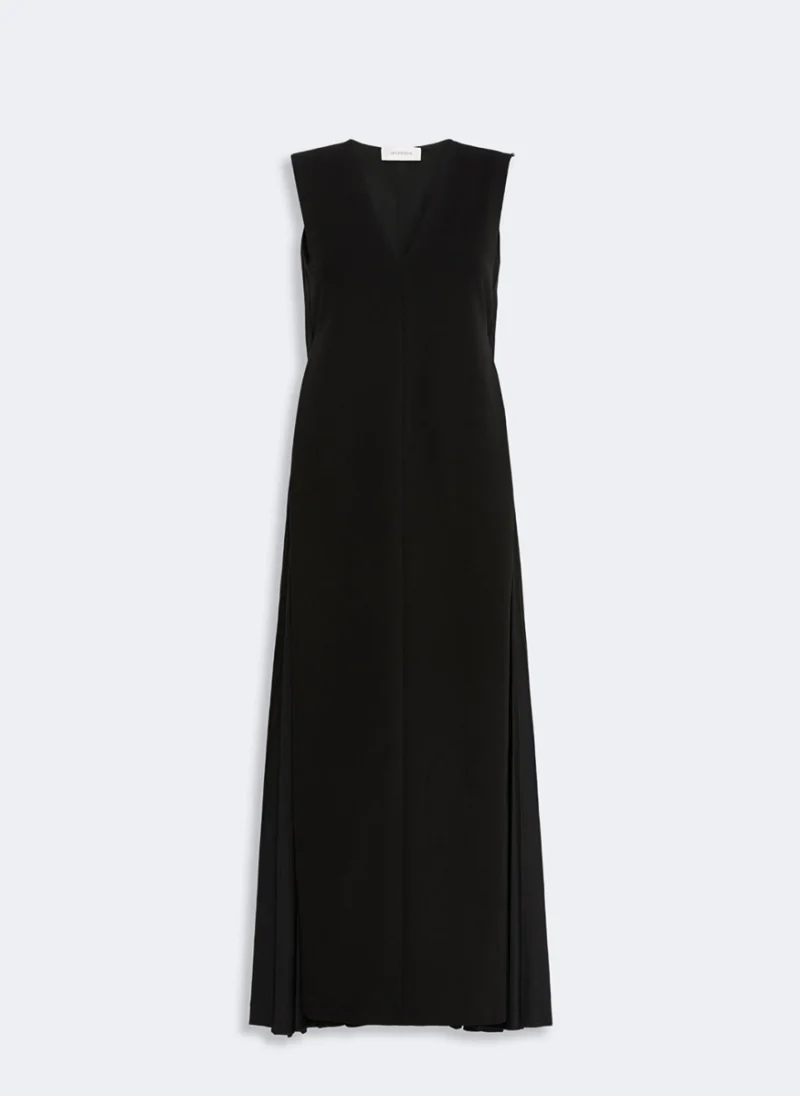 Дълга рокля с плисиран дизайн Sportmax Spxadesso