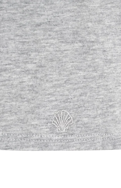 Basiluzzo LDS Boxy Fit T-Shirt in Grey — снимка 2