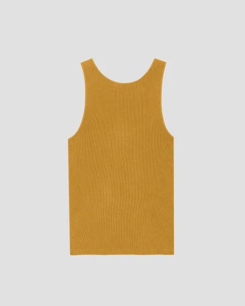 Cassandre Tank Top in Yellow — снимка 3