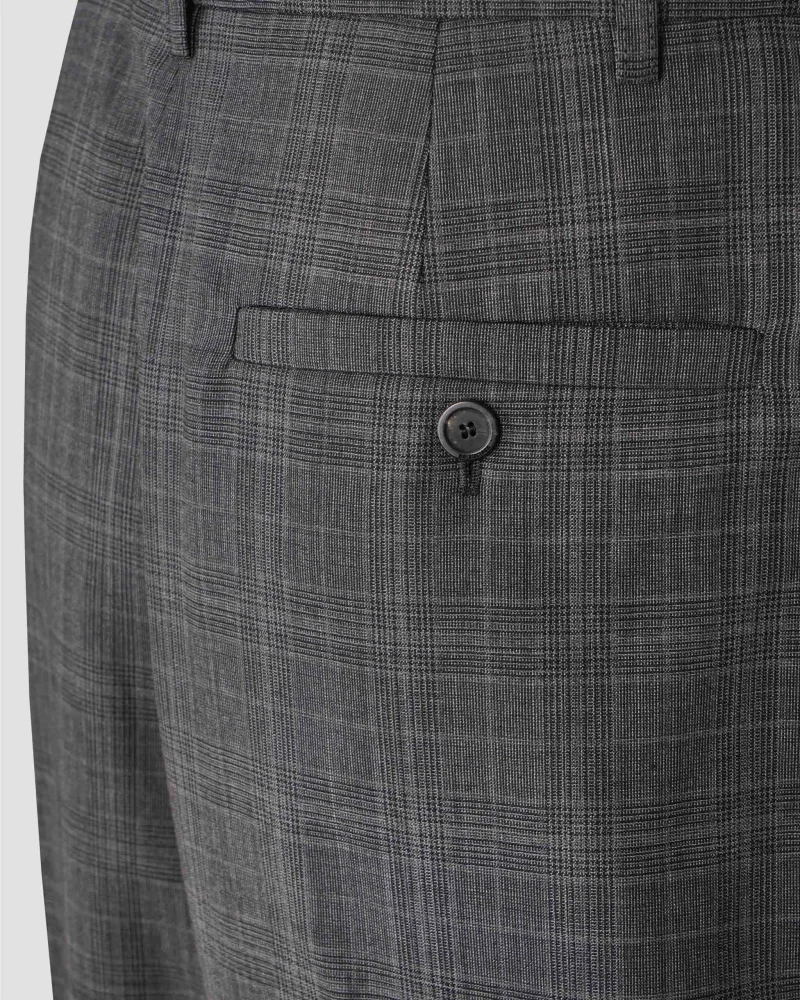Grey Prince of Wales Tailored Trousers — снимка 4