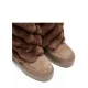 Дамски кафяви ботуши Double Face Eureka Casadei — снимка 5