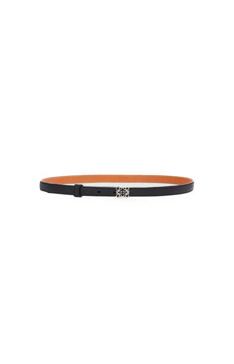 Anagram Belt in Pebble Grain Calfskin
