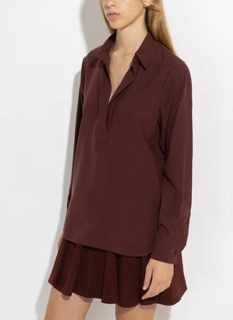Копринена блуза Max Mara Mirko — снимка 5