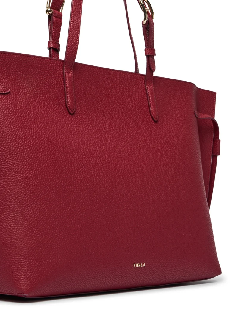 Кожена 'Tote' чанта Furla Ava Ciliegia Nero L — снимка 2