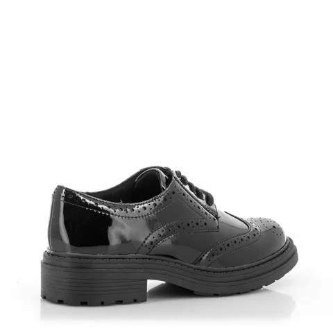 Дамски Ежедневни CLARKS – 26183171 ORINOCO3 DERBY BLACK PAT — снимка 3