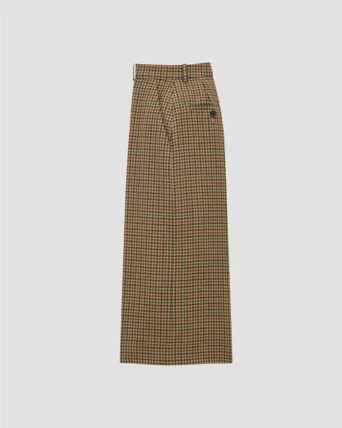 Culottes in Wool Check — снимка 2