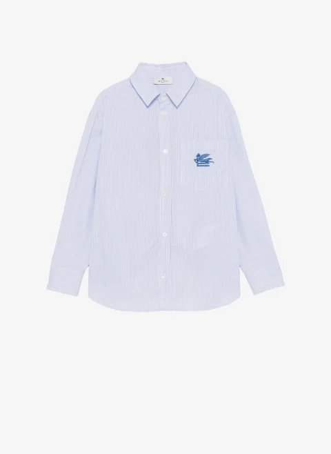 Риза с фино райе Etro Kids