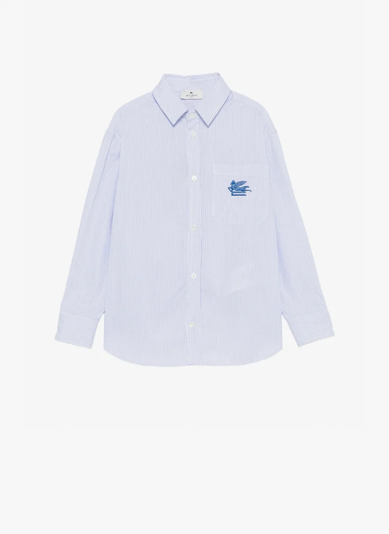 Риза с фино райе Etro Kids