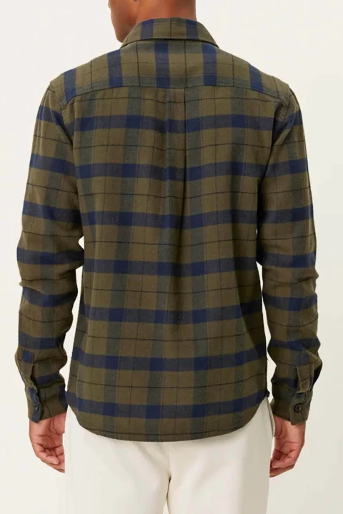 Риза Lennon Flannel Check Overshirt LDM410199 528460-rosin/dark navy — снимка 2