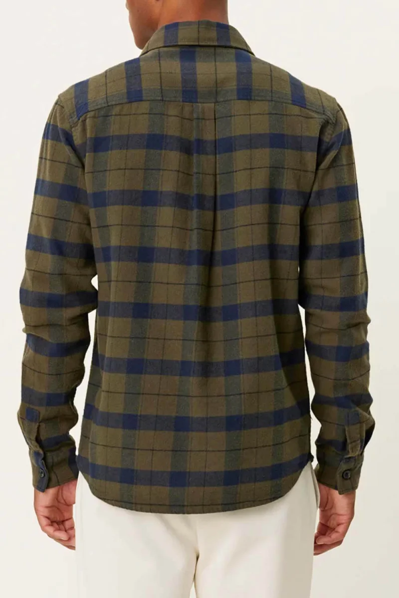 Риза Lennon Flannel Check Overshirt LDM410199 528460-rosin/dark navy — снимка 2