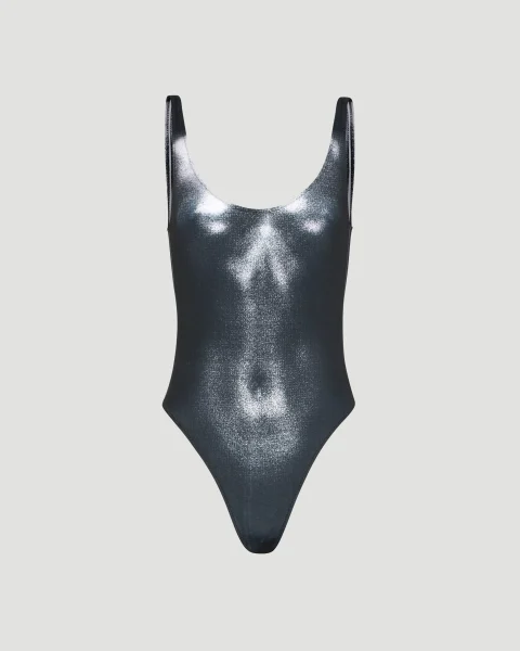 The Silver Body Dust Swimsuit