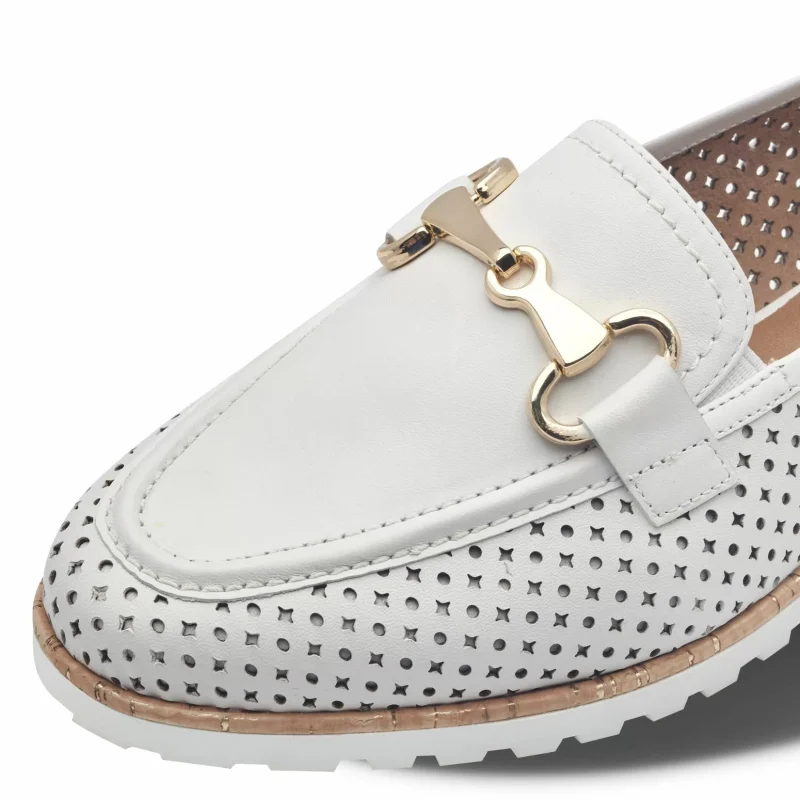 Дамски Лоуфър TAMARIS – 1-24230-44-100 WHITE — снимка 4