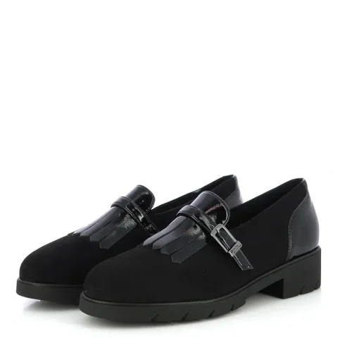 Дамски Лоуфър DONNA SERENA – 9E6255DS 850 NERO — снимка 3
