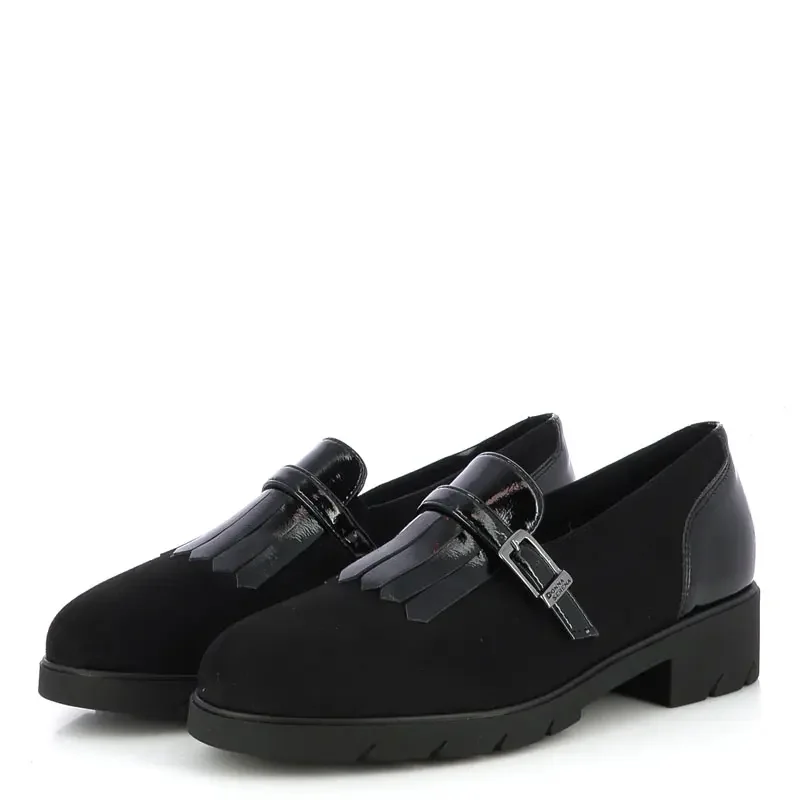 Дамски Лоуфър DONNA SERENA – 9E6255DS 850 NERO — снимка 3