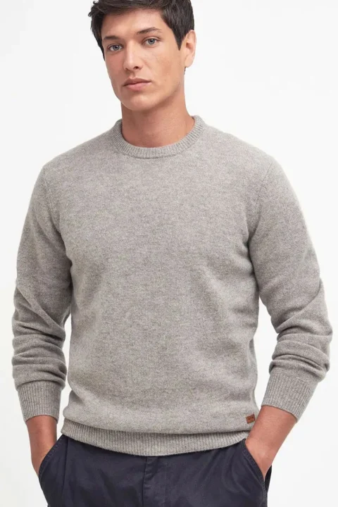 Плетено Essential Patch Crew Necker MKN0584 st51 stone — снимка 2