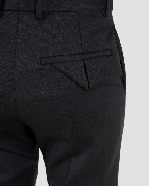 Subtle Stripe Wool Trousers — снимка 2