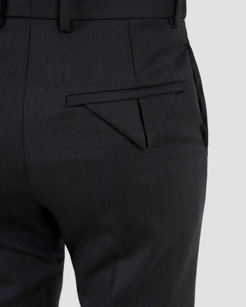 Subtle Stripe Wool Trousers — снимка 2