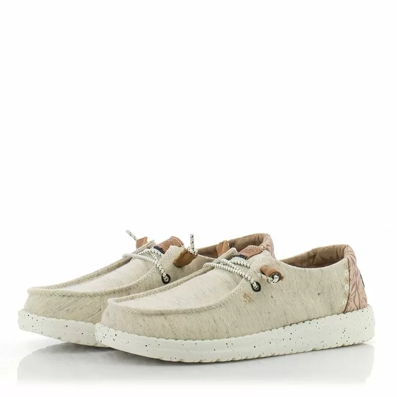 Дамски Ежедневни HEY DUDE – 40753-100 WENDY HEATHERED WHITE — снимка 3