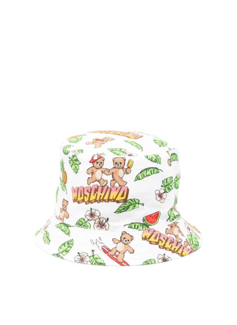Шапка с принт Moschino Kids