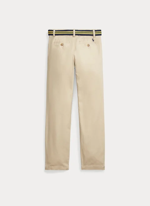 Панталон с контрастен колан Ralph Lauren Kids — снимка 5