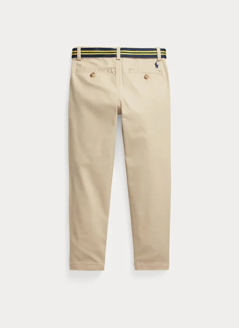 Панталон с контрастен колан Ralph Lauren Kids — снимка 2