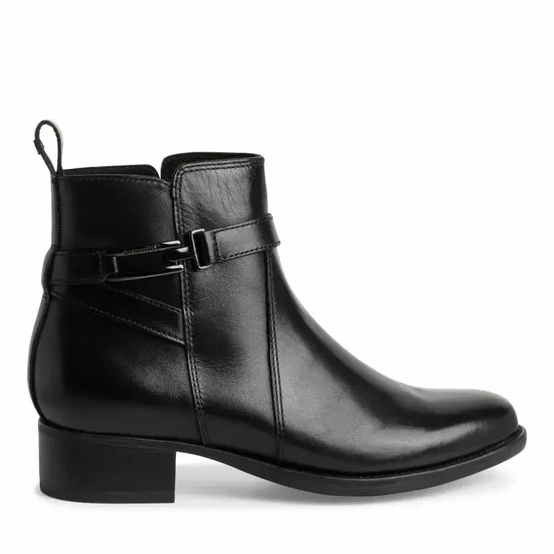 Дамски Равни Боти TAMARIS – 1-25031-43-003 BLACK LEATHER