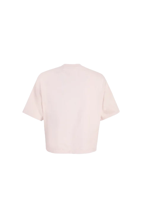 Cropped Cotton T-Shirt — снимка 2