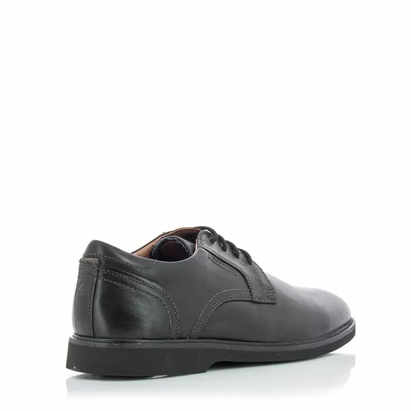 Мъжки Ежедневни CLARKS – 26168162 MALWOOD LACE BLACK LEATHER — снимка 2