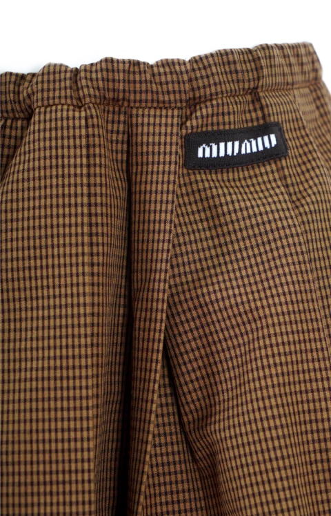 Mini Pleated Skirt with Gingham Check — снимка 2