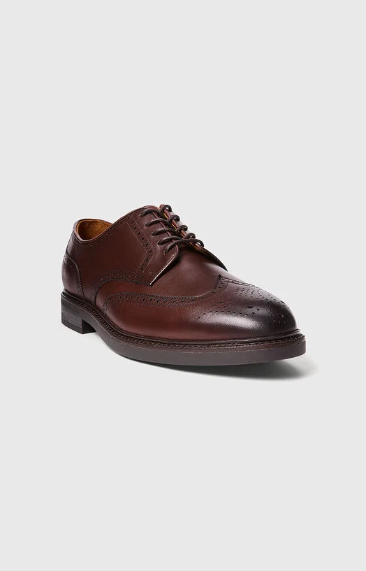 Кожени обувки ASHER WINGTIP — снимка 2