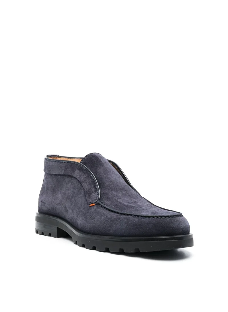 Велурени боти 'Slip-on style' Santoni — снимка 2