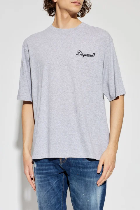T-Shirt S74GD1526D20104 856M grey melange — снимка 2